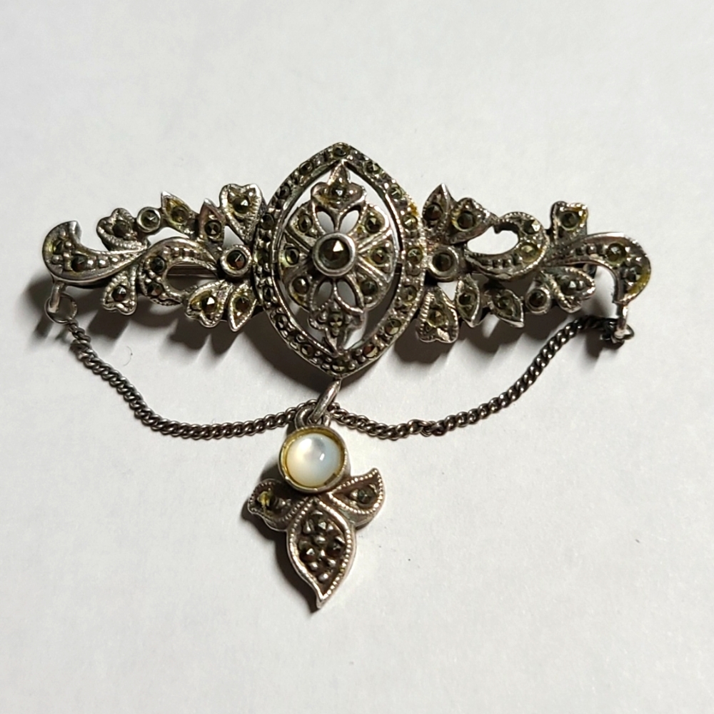 Vintage Brooche of Marcasite